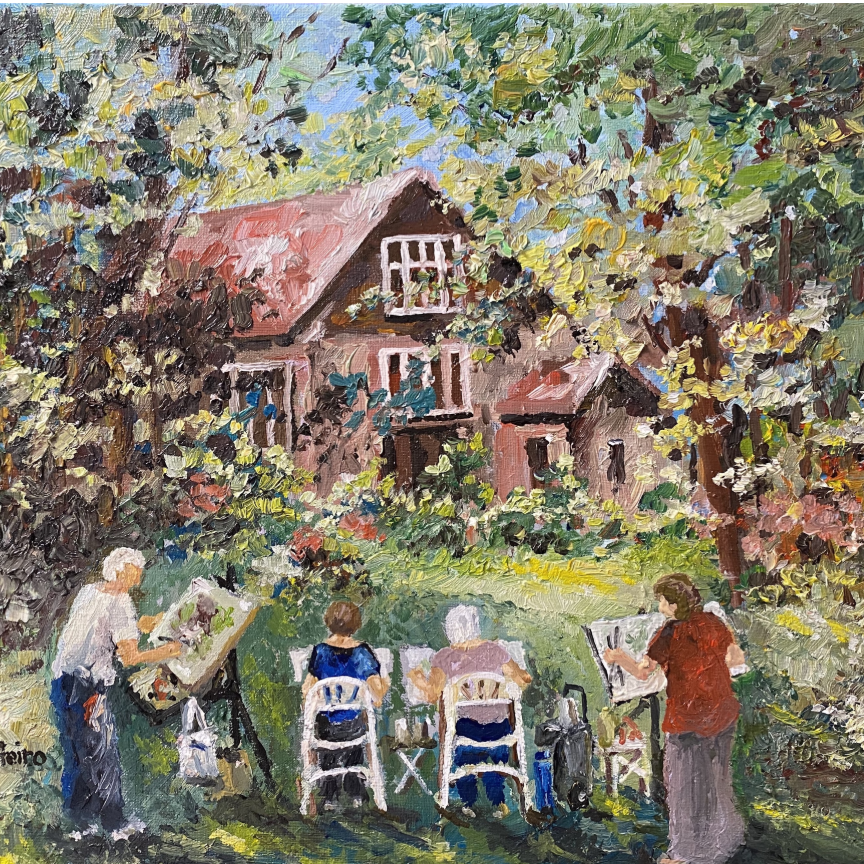Plein Air Mornings at the Mill - logo